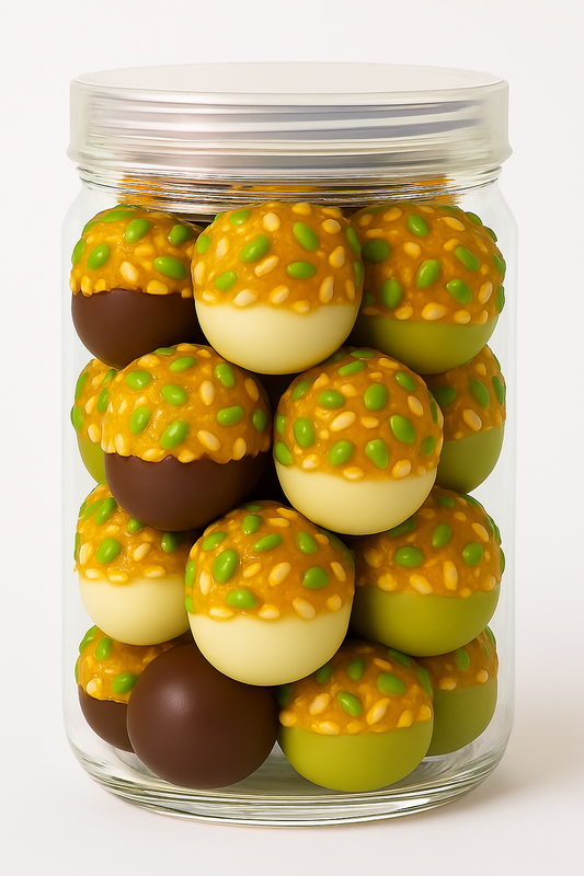 Brizchoo - Mixed 3 flavors - Chocolate - White chocolate - Pistachio